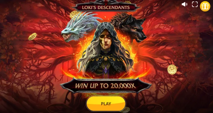 Loki's Descendants – glavni zaslon z koluti 3-4-3-4-3
